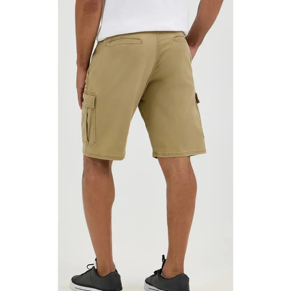 Wrangler Authentics Mens Classic Cargo Shorts Khaki Tan 44 Outdoors Chore Hiking